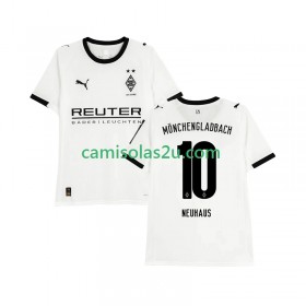 Camisolas de futebol Borussia Monchengladbach Florian Neuhaus 10 Equipamento Principal 2025/26 Manga Curta